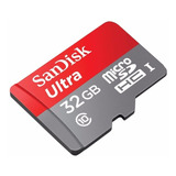 Sandisk Ultra Microsdhc 80mb/s 32gb -c10 +adapt- Fact A O B.
