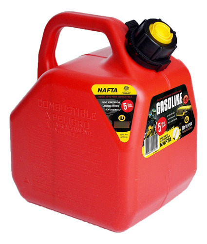 Bidon Nafta Combustible 5 Lts Auto Moto Nautico Homologado