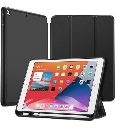 Capa C/slot Caneta iPad Pro Air3 10.5 Anti-imp + Película Vd