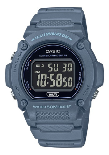 Reloj Casio W-219hc Digital Sumergible Megatime Garantía