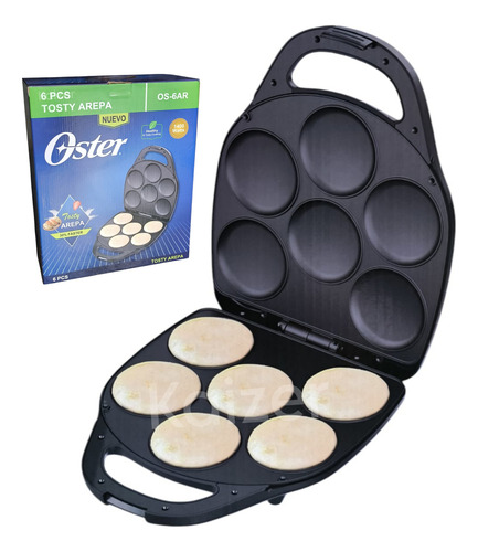 Tostiarepa Oster 1400w Tostyarepa 6 Puestos Tostadora