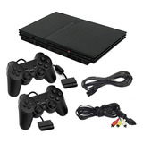 Ps2 Con 2 Controles Freeboot Y Disco De 500 Gb