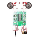 Mini-amplificador Digital Stereo 3+3w 2,5-5v Arduino Pic Avr