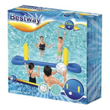 Juego De Voley Inflable  Pelota Y Red Bestway Ideal Pileta