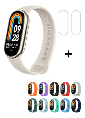 Xiaomi Mi Band 8 Original Com Nf 1 Pulseira E 2 Películaas