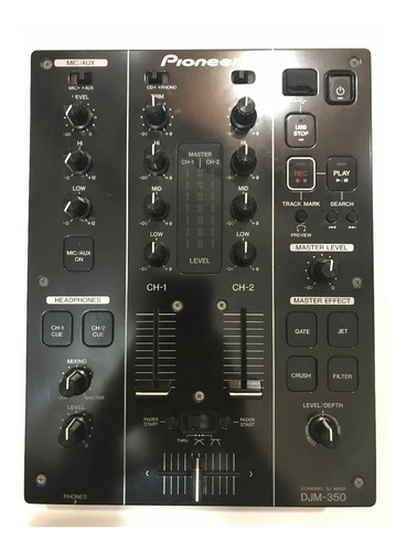 Pioneer Djm-350-k Mixer De Dj 2 Chanales