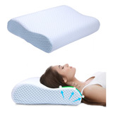 Almohadas Memoria Foam Suave Gel Cómodo Cervical Ergonómica