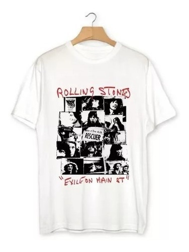 Camiseta Rolling Stones Exile On Main Street Unissex