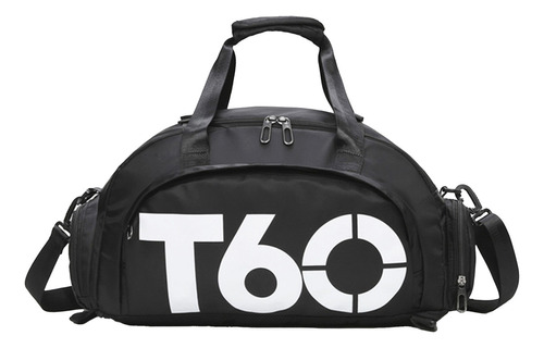 Bolsa Mala Mochila T60 Academia Bagagem Viagem Top Cor Preto