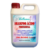 Bidon Shampoo Ácido Capilar Profesional Bellamax 5 Litros