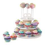 Base Para Cupcakes Y/o Cake Pops - 3 Niveles Plastica