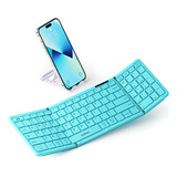 Seenda Teclado Bluetooth Plegable Para Viajes, Teclado Plega