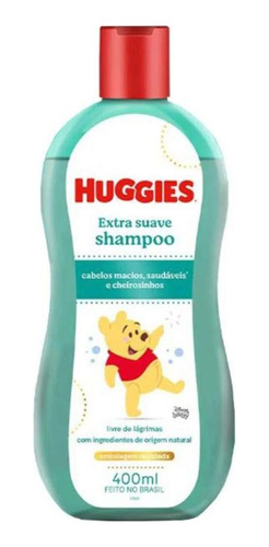 Shampoo Infantil Huggies Extra Suave Frasco 400ml