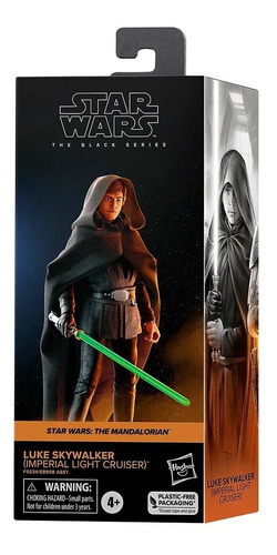 Figura Star Wars: A Série Negra Luke Skywalker Hasbro