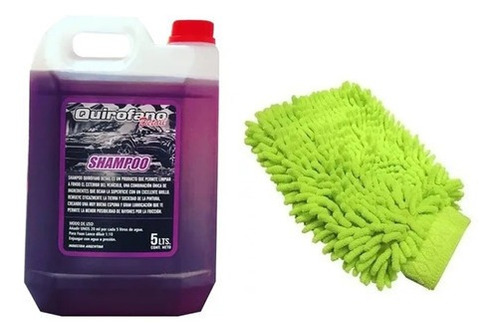 Kit Shampoo Quirofano Detail 5 Lts Guante Manopla De Lavado