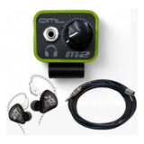 Monitor Pasivo Control De Volumen M2 In Ear Kz Mas Cable 6mt