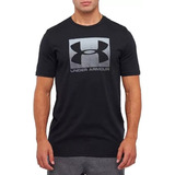 Playera Fitness Under Armour Boxed Negro Hombre 1329581-001