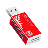 Multi Lector All In One Usb 2.0 Memorias Micro Tf/sd/ms/m2