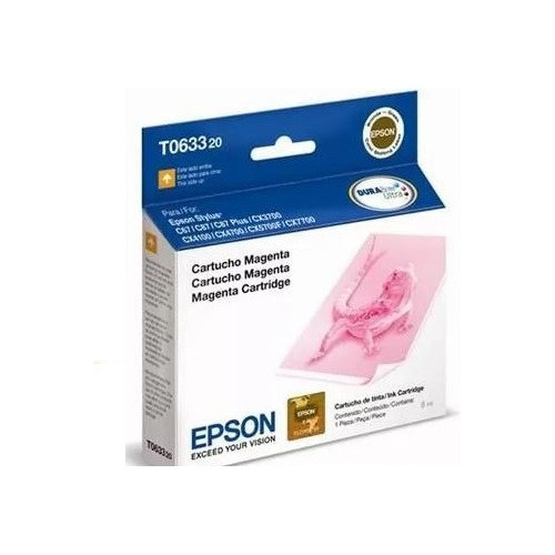 Cartucho Original Epson T0633 Magenta C67/87 Cx3700 Vencido