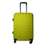 Mala De Viagem De Rodinha Abs Grande 28kg Rígida Cor:amarelo