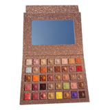 Paleta De Sombras De Ojos Profesional De 40 Colores, Brillo