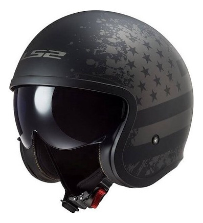      Casco Abierto Ls2 599 Splitfire Black Flag En Cycles