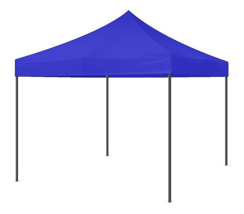  Toldo Carpa 3x3reforzado Plegable Lona Impermeable  Dasel Color Azul