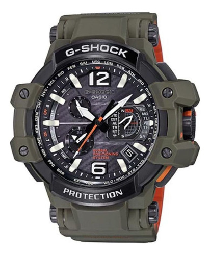 Reloj Para Hombre Casio G-shock Gpw_1000kh_3a Verde