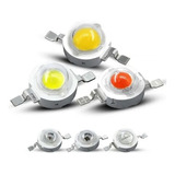 12 Unidades Led 3w (branco Verde Azul Amarelo Ou Vermelho)