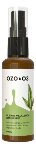 Anti Acne Óleo De Melaleuca Ozonizado 40ml Trata Espinhas