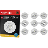 Kit 10 Spot Led Embutir 3w Redondo 3000k Branco Quente Avant