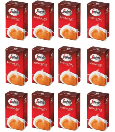 Pack X 12 Cafe Segafredo Intermezzo Tostado Molido 250 Gr