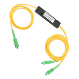 Divisor De Fibra Óptica Monomodo Sc Apc 1x2 Plc Sc/upc Pcl A