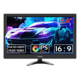 Htnzir Monitor De Pc De 15.6 Pulgadas Fhd 1920 X 1080p Led P