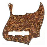 Placa Protección Jazz Bass 5 Scords Fender Usa/mex Tiger