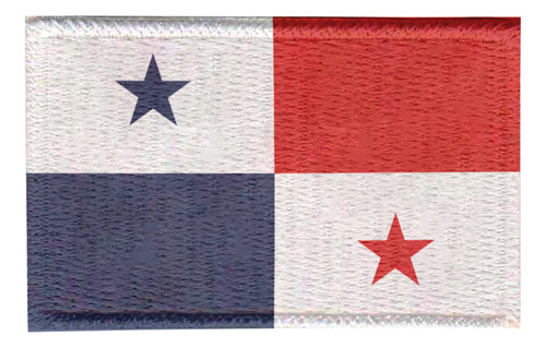 Patch Sublimado Bandeira Panamá 5,5x3,5 Bordado