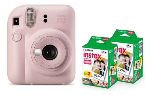 Camara Fuji Instax Mini 12 Polaroid Selfie + Rollo 40 Fotos*