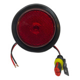 Foco Led Trocha 2 1/2 Pulgadas, 9 Led, 12/24 Volts, Rojo