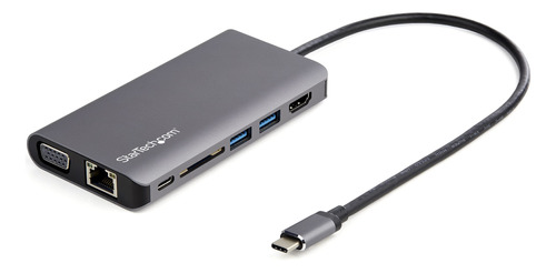 Adaptador Multipuerto Usb C - Usb-c Mini Base De Viaje Con 4