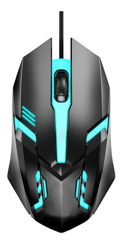 Mouse Óptico Gamer Led Iluminado Ratón Usb Alámbrico Juegos