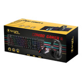 Kit Gamer Teclado + Mouse + Fone Headset  Produto Original 