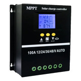 Controlador De Carga Solar 100a Mppt Regulador Inteligente