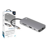 Hub Usb C 5+ Leitor Cartões Sd/micro Sd, Hdmi, Rj45, Usb-c