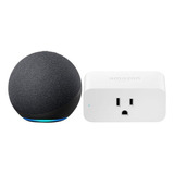 Alexa Amazon Smart Plug + Echo Dot (4 Geração) Preto