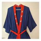 Kimono Mujer Con Cinturón Y Bolsillos Impecable