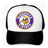 Gorra Nfl Personalizada Minesota Viking Trucker De Malla