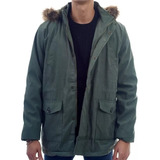 Campera Parka Hombre Gabardina Interior Corderito Importada