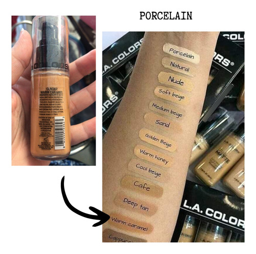 Base Truly Matte L.a Colors Original Cobertura Alta Completa