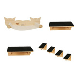 Kit Playground Para Gatos Rede Cama Prateleira Degrau 6mm