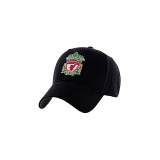 Gorra Negra Con El Escudo Del Liverpool Fc, Auténtica Mercan